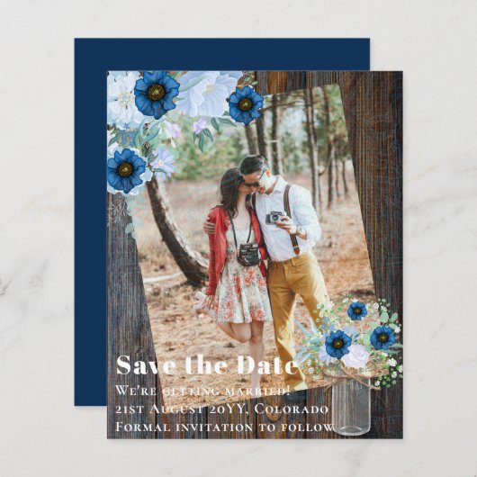 Papier PHOTO BUDGÉTAIRE de LeahG Enregistrer les dates Éc (Devant / Derrière)