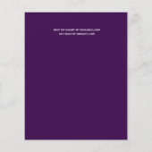 Papier PHOTO BUDGÉTAIRE DES INVITES DE MARIAGE - Couronne (Dos)