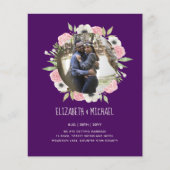 Papier PHOTO BUDGÉTAIRE DES INVITES DE MARIAGE - Couronne (Devant)