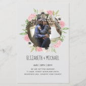 Papier PHOTO BUDGÉTAIRE DES INVITES DE MARIAGE - Couronne (Devant)