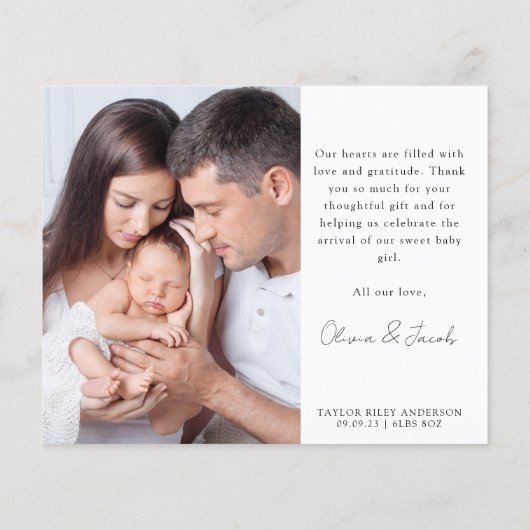 Papier Photo Calligraphie Nom Naissance Statistiques Nouv (Dos)