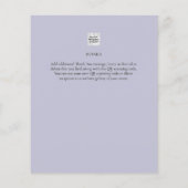 Papier Photo Collage MERCI Mariage/bébé/diplômé/TOUT (Dos)