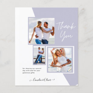 Papier Photo Collage MERCI Mariage/bébé/diplômé/TOUT