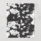 Papier Photo de calligraphie noir et blanc Enregistrer la (Dos)