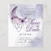 Papier Photo de lune de croissant à faible budget Enregis (Devant)