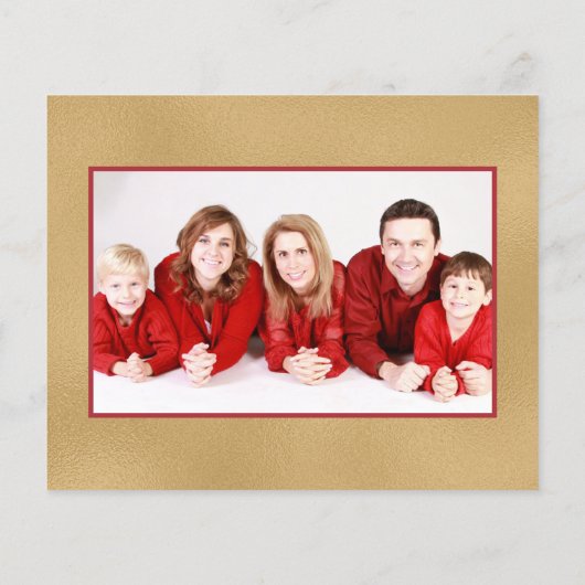 Papier Photo d'illustration aquarelle d'un camion de Noël (Dos)