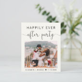 Papier Photo élégante QR Code Mariage Réception Invitatio (Debout devant)