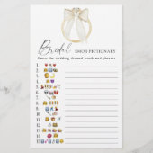 Papier Photo émotionnelle de la douche de la nuptiale de  (Devant)