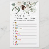 Papier Photo émotionnelle de la douche d'hiver (Devant)