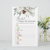 Papier Photo émotionnelle de la douche d'hiver (Debout devant)