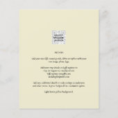 Papier PHOTO FAIRE-PART DE MARIAGE Budget superposition T (Dos)