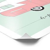 Papier photo Happy Camper - rose (Coin)