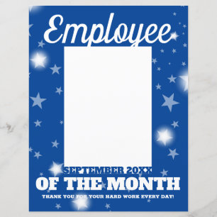 Papier photo insert employé du mois en-tête SEP