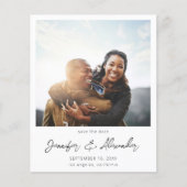 Papier Photo instantanée du budget 2 Enregistrer la date  (Devant)