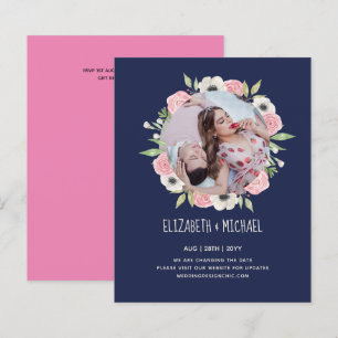 Papier Photo La Moins Chère Changer La Date Floral Wreath