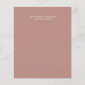 Papier Photo La Moins Chère Changer La Date Floral Wreath (Dos)