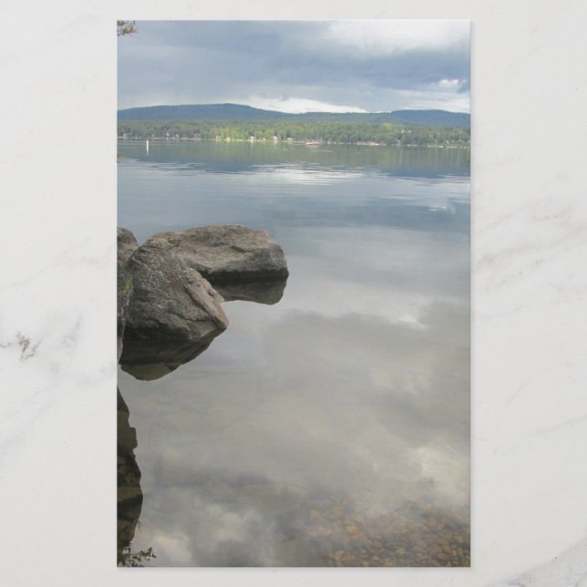 Papier Photo Lake Rocks (Devant)