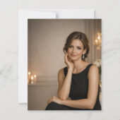 Papier Photo milestone birthday invitation (Dos)