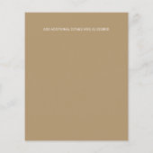 Papier Photo moderne Enregistrer la date Mariage budgétai (Dos)