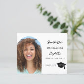 Papier Photo moderne Graduation Party Enregistrer la cart (Debout devant)