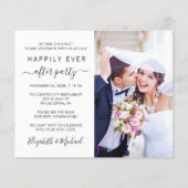 Papier Photo moderne QR Code Mariage Réception Invitation (Devant)