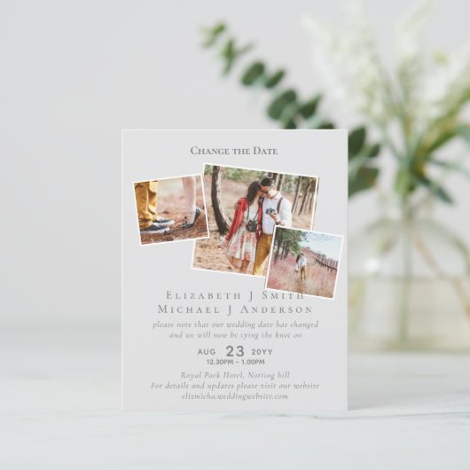 Papier PHOTO Modifier la date Plans reporter N'IMPORTE QU (Debout devant)
