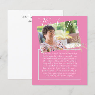 Papier PHOTO nécrologique du mémorial du Merci BUDGET