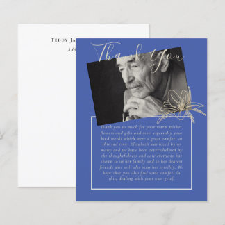 Papier PHOTO nécrologique du mémorial du Merci BUDGET