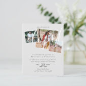 Papier PHOTO Nous Avons Elopé Faire-part Réception Party (Debout devant)