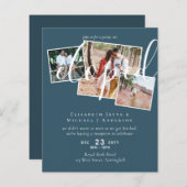 Papier PHOTO Nous Avons Elopé Faire-part Réception Party (Devant / Derrière)