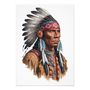 Papier photo Premium Satin - Amérindiens