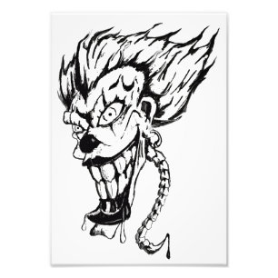 Papier photo professionnel clown malin (satin)