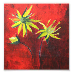 Papier photo professionnel Fleurs Jaunes