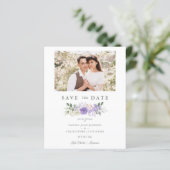 Papier Photo Romantique aux tons violets Roses Mariage de (Debout devant)