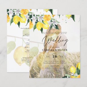 Papier PHOTO TOUT-EN-1 BUDGET OVERLAY Lemons Mariage QR