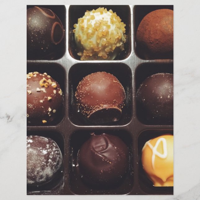 Papier Photo Truffe au chocolat (Devant)