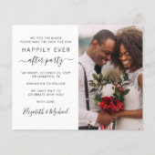 Papier Photo Wedding Reception Save the Date (Devant)