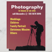 Papier Photographe Photos Fiable Circulaire (Devant / Derrière)