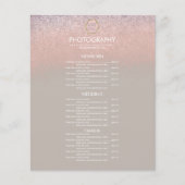 Papier Photographie Business Ombre Parties scintillant Vo (Devant)