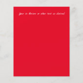 Papier Photographie de Noël Budget Année en révision Lett (Dos)