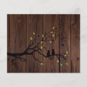 Papier Photographie rustique Collage Faire-part de mariag (Dos)