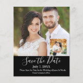 Papier Photos personnalisées minimes modernes Photo Enreg (Devant)