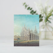Papier Piazza del Duomo à Milan par Carlo Bossoli (Debout devant)