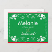 Papier Picado Carte de proposition d'aide sociale  (Devant / Derrière)