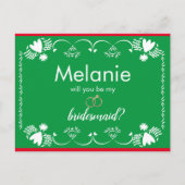 Papier Picado Carte de proposition d'aide sociale  (Devant)