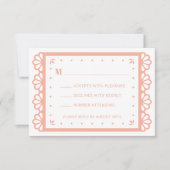 Papier Picado Style carte RSVP (Devant)