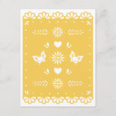 Papier Picado Style Détails Carte de boîtier (Dos)