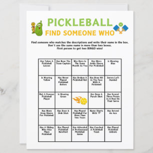Papier Pickleball Trouvez Quelqu'Un Qui Joue