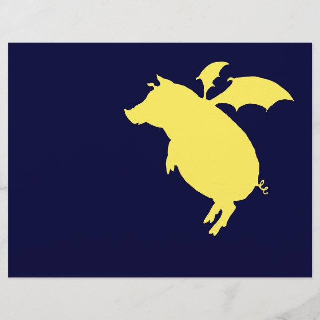 Papier Piggy volant (Devant)