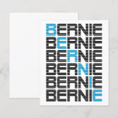 Papier piles de texte bernie (Devant / Derrière)